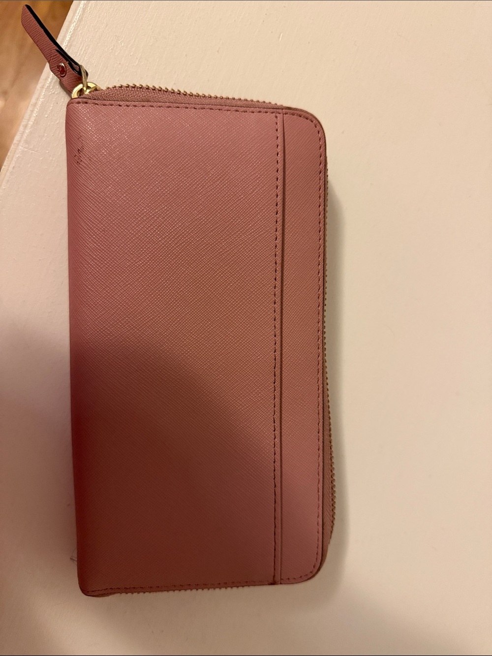 kate spade Saffiano Zip Wallet in Rose Blush - Picture 3 of 3